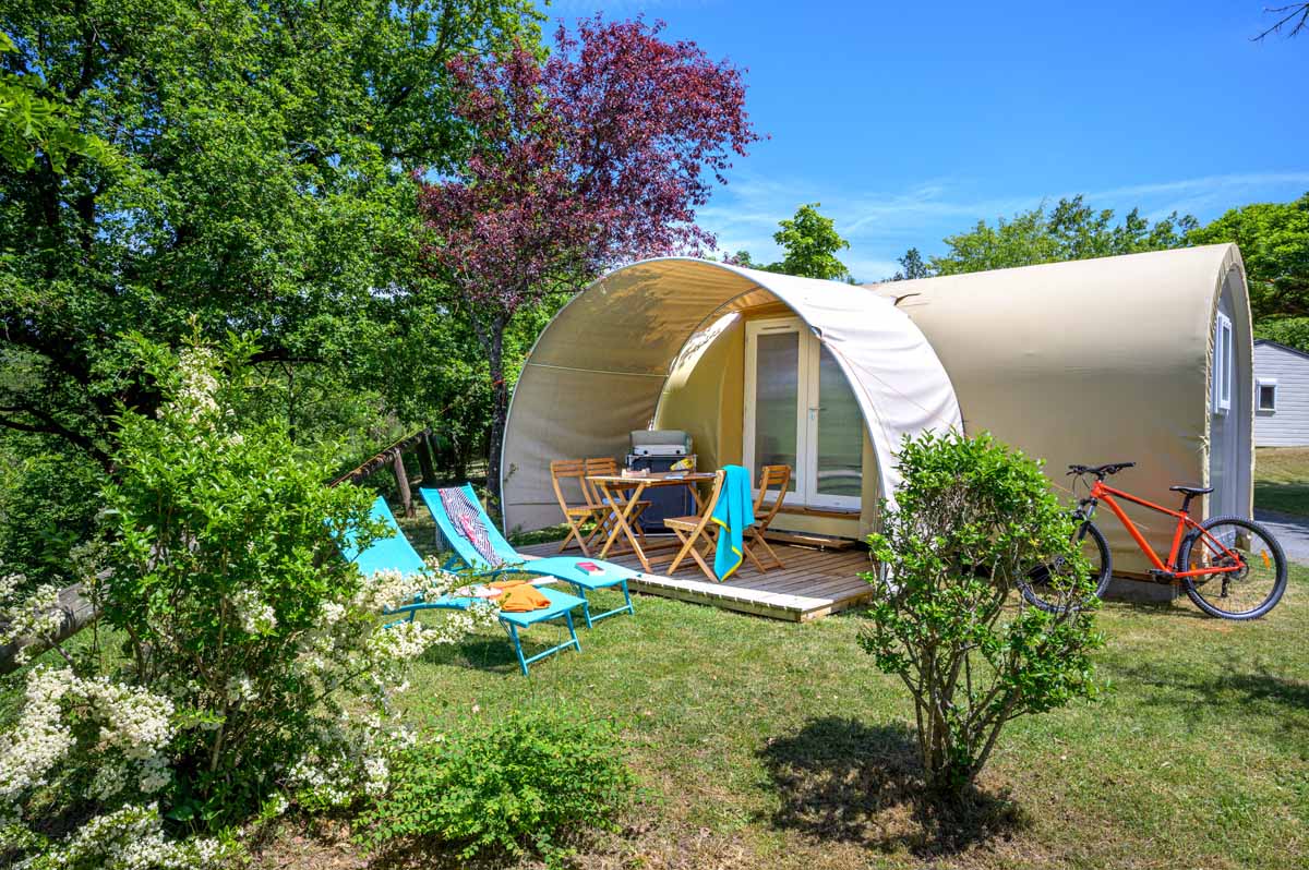 location atypique au camping dans la Loire
