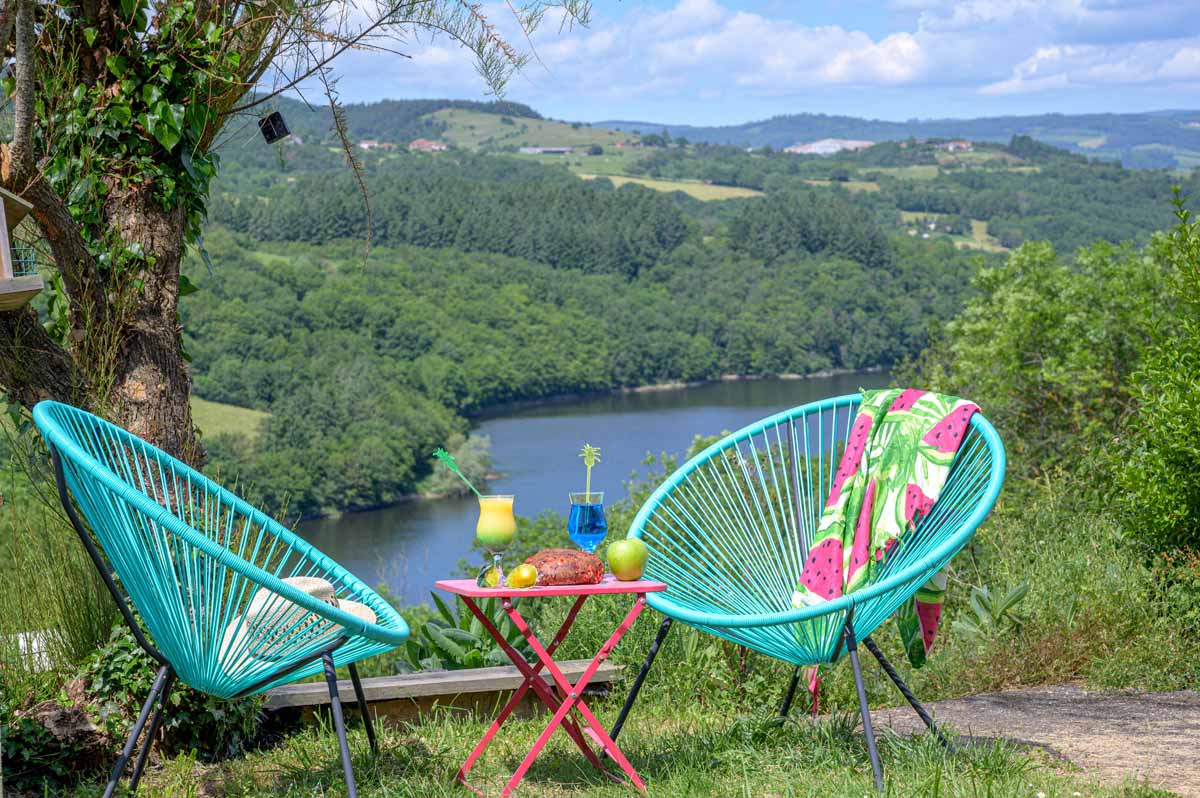 camping au bord des gorges de loire