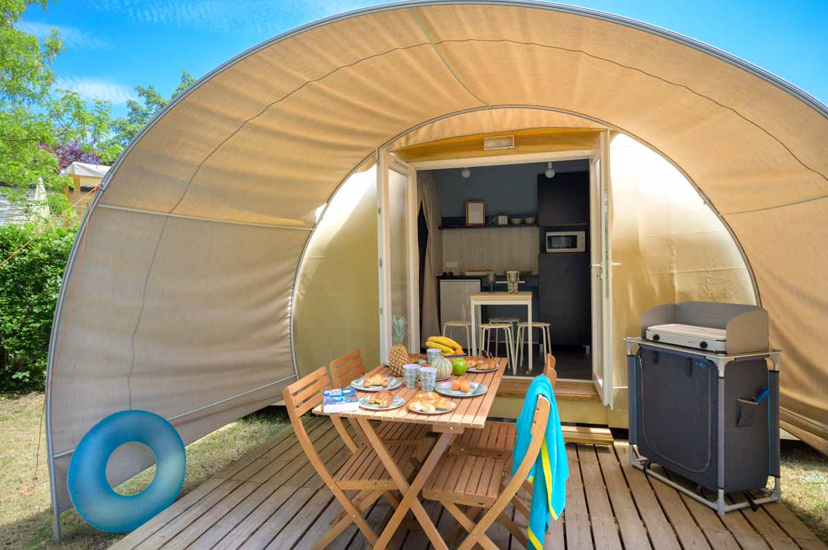 séjour dans un camping au coeur des gorges